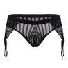 CandyMan String Porte-Jarretelles Turan Noir